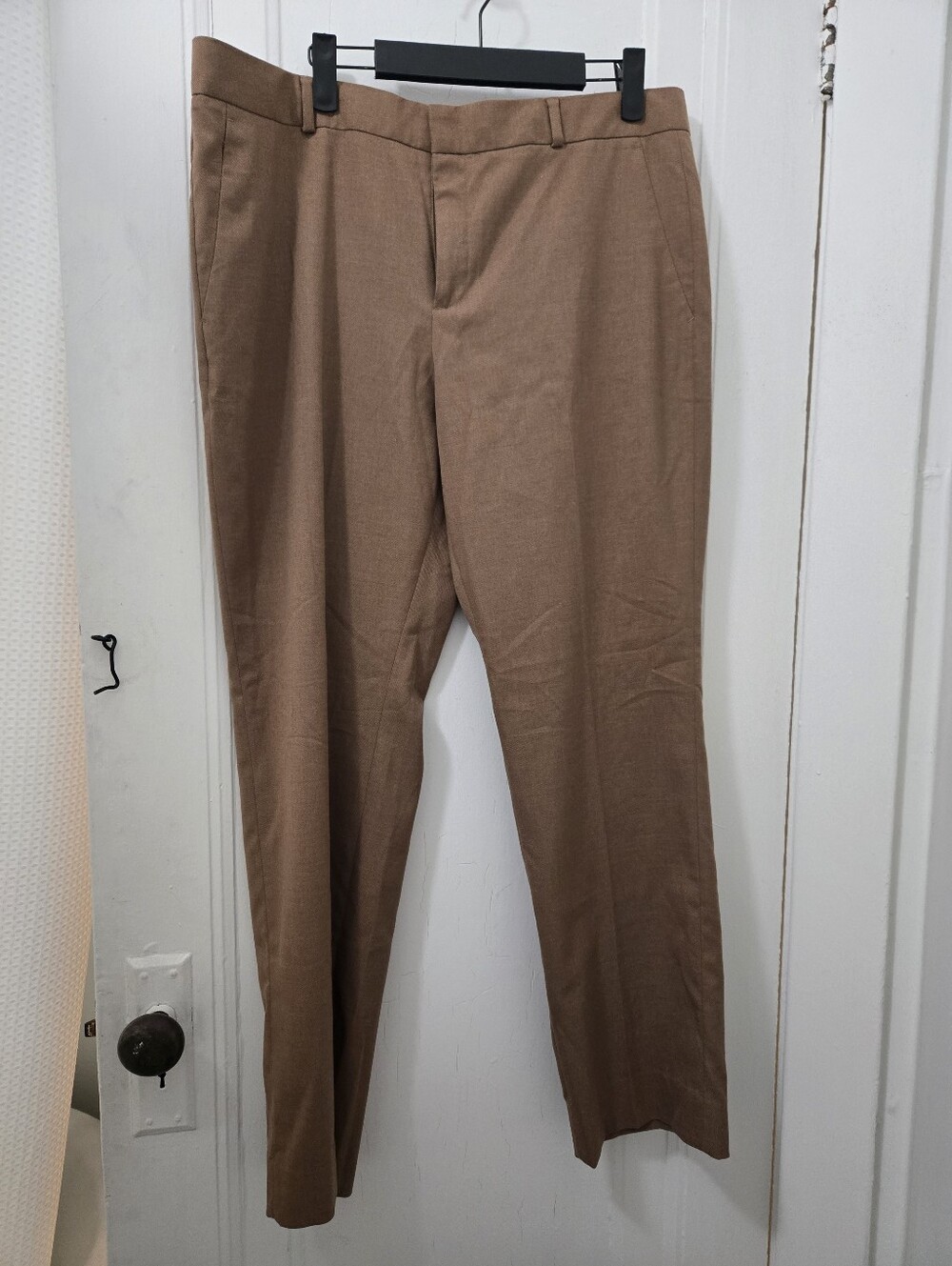 Banana Republic size 14 Ryan brown wool pants